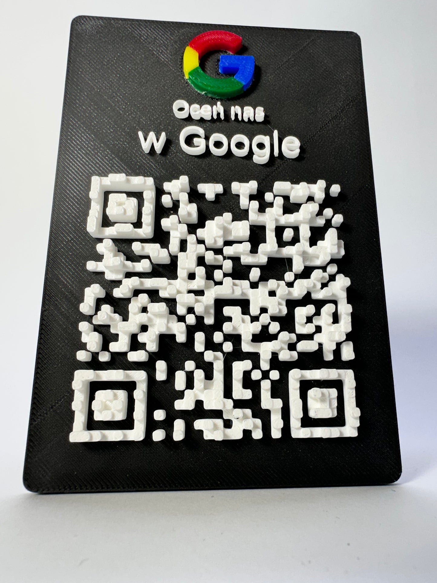 Tabliczka QR 3D - Google