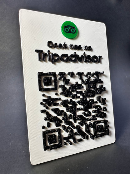 Tabliczka QR 3D - Trip Advisor