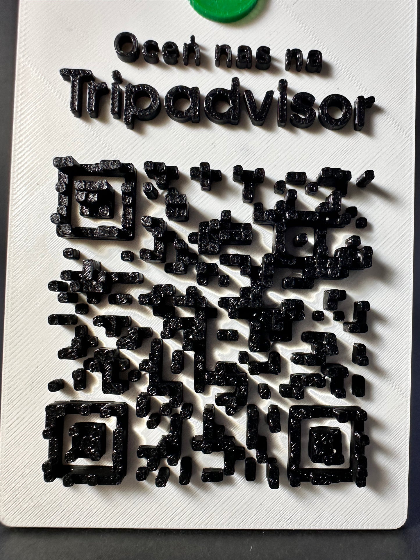 Tabliczka QR 3D - Trip Advisor