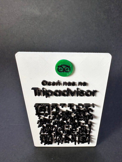 Tabliczka QR 3D - Trip Advisor