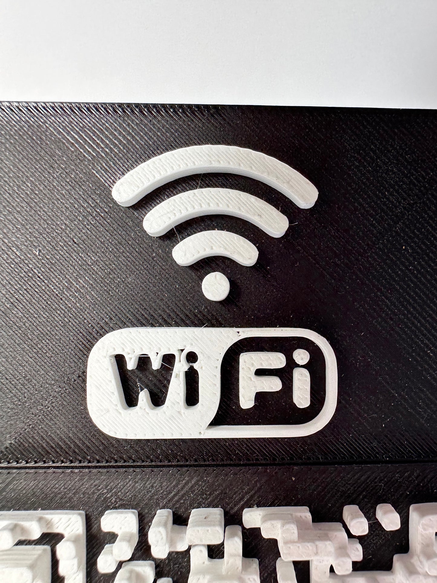 Tabliczka QR 3D - Wi - Fi