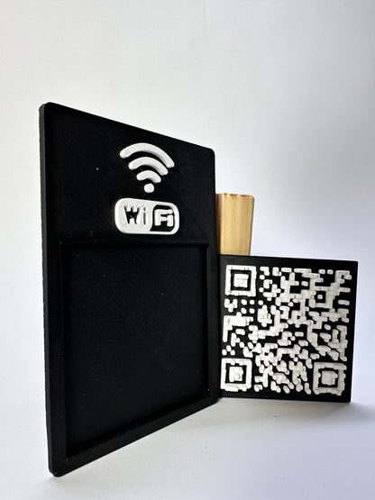 Tabliczka QR 3D - Wi - Fi