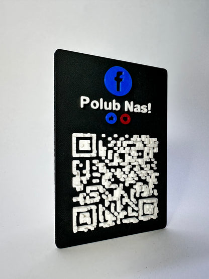 Tabliczka QR 3D - Booksy