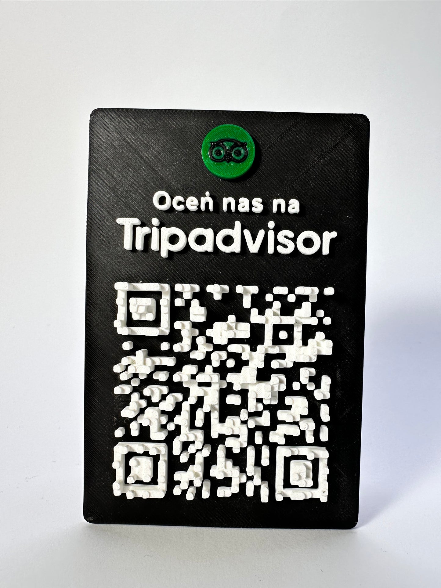Tabliczka QR 3D - Trip Advisor
