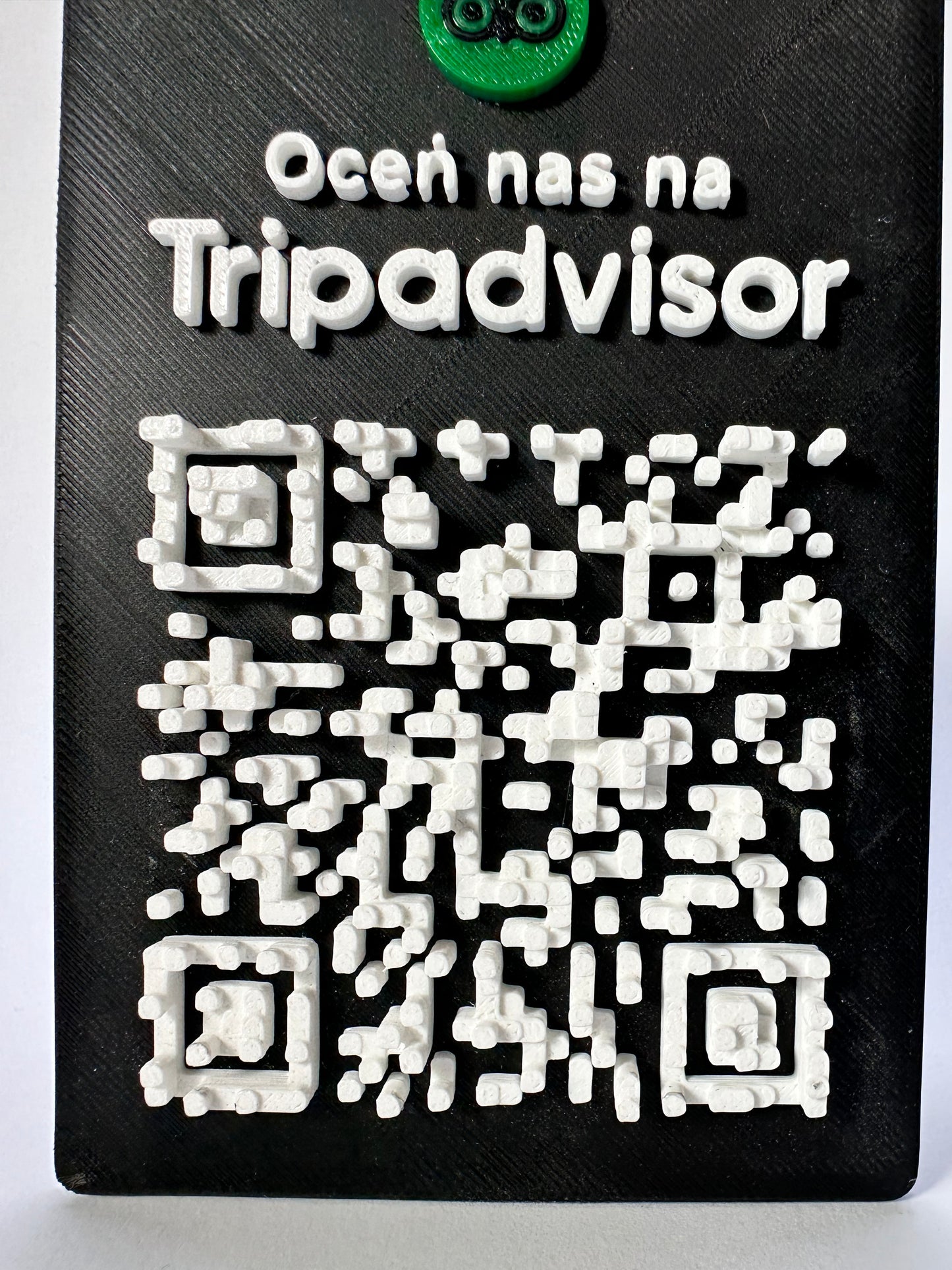 Tabliczka QR 3D - Trip Advisor