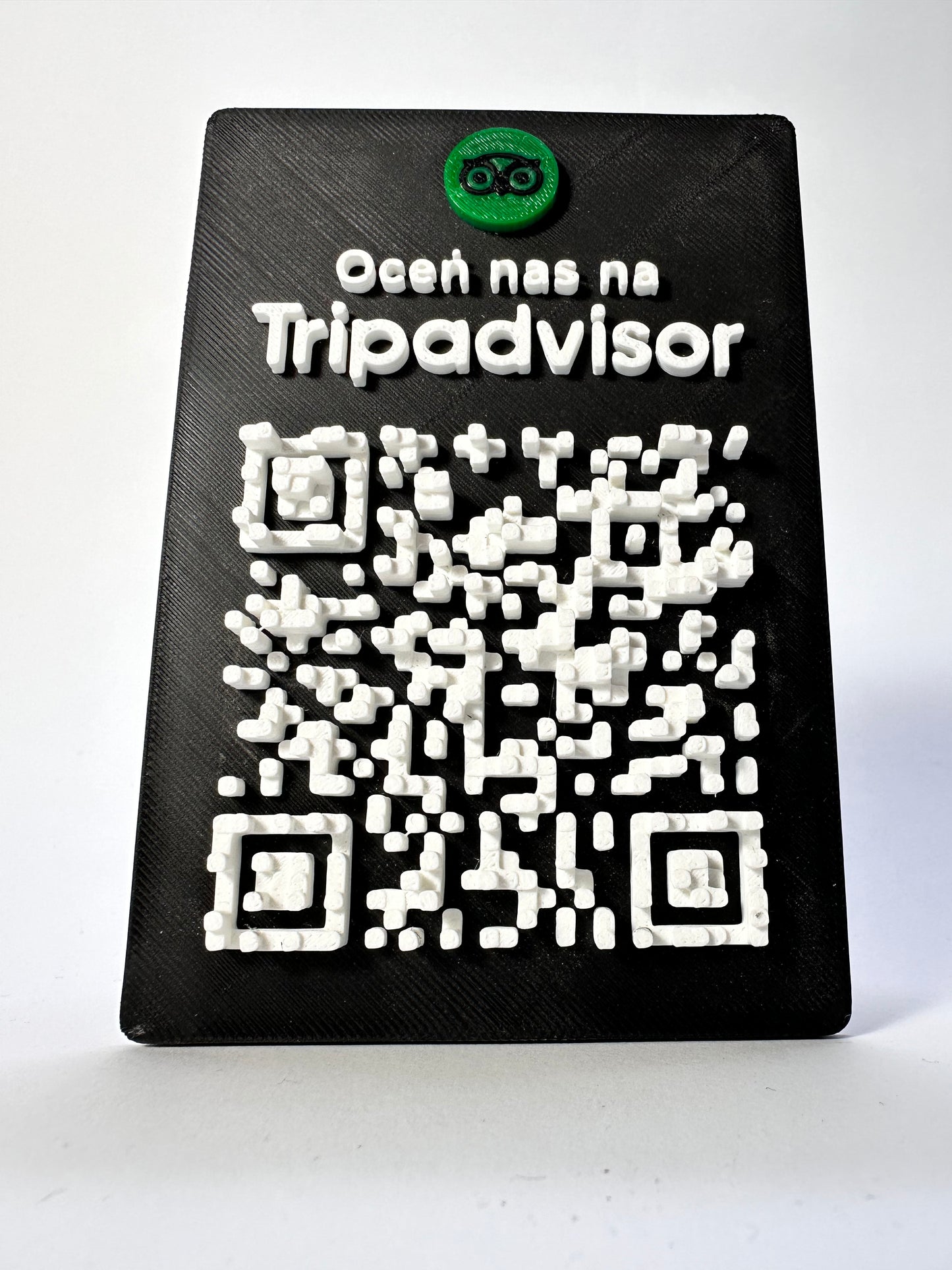Tabliczka QR 3D - Trip Advisor