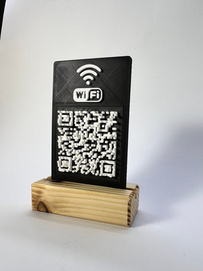 Tabliczka QR 3D - Wi - Fi