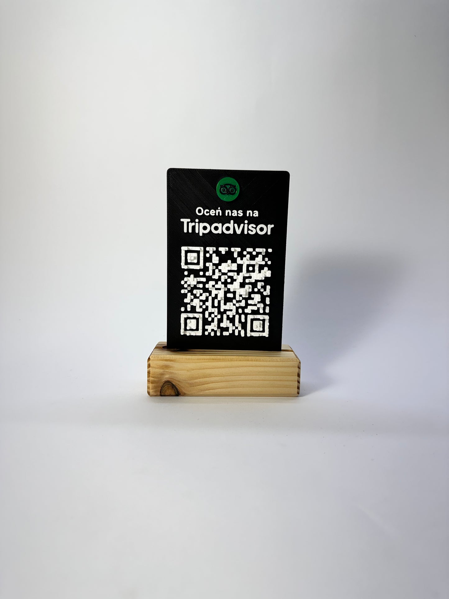 Tabliczka QR 3D - Trip Advisor