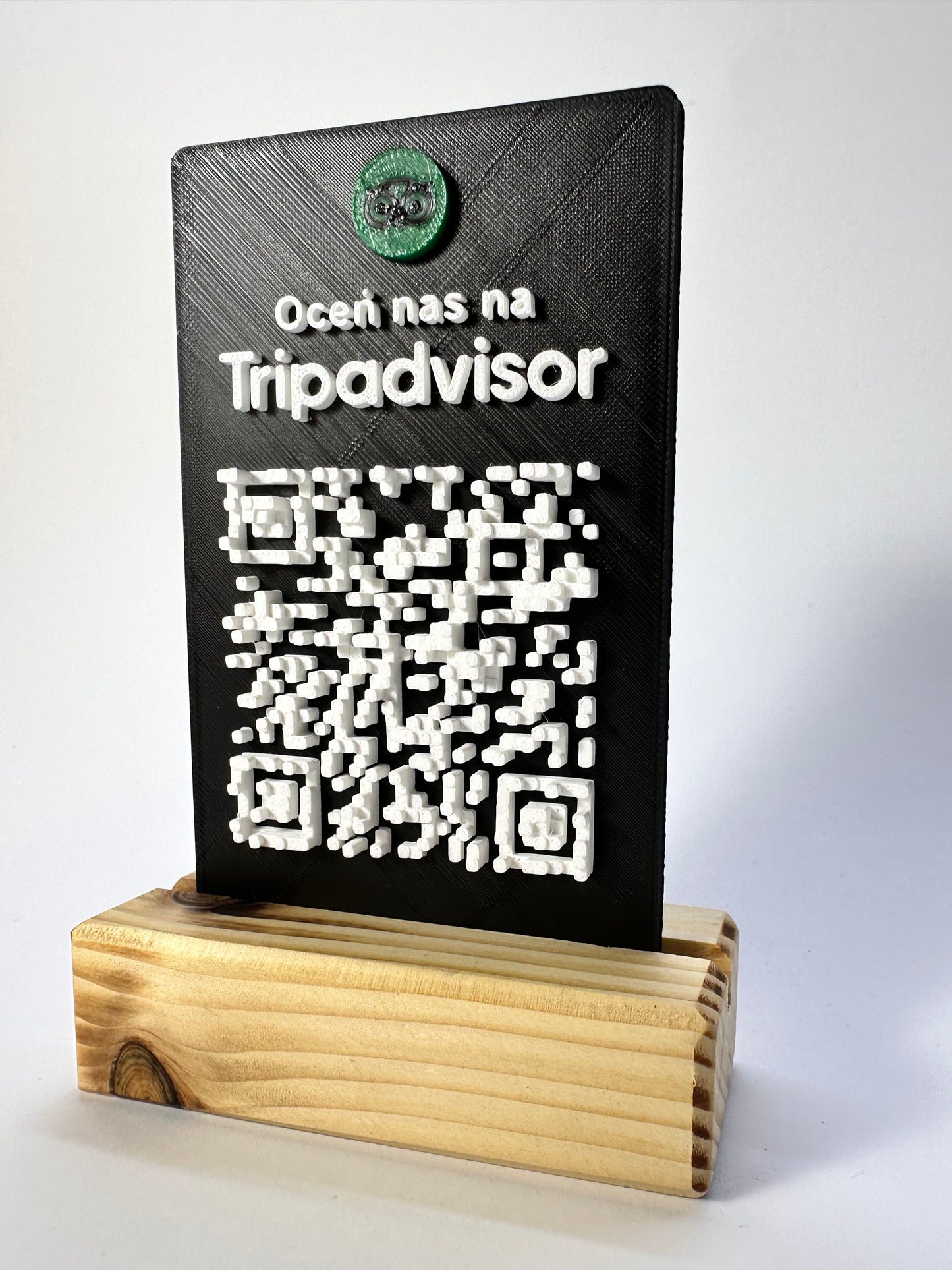 Tabliczka QR 3D - Trip Advisor