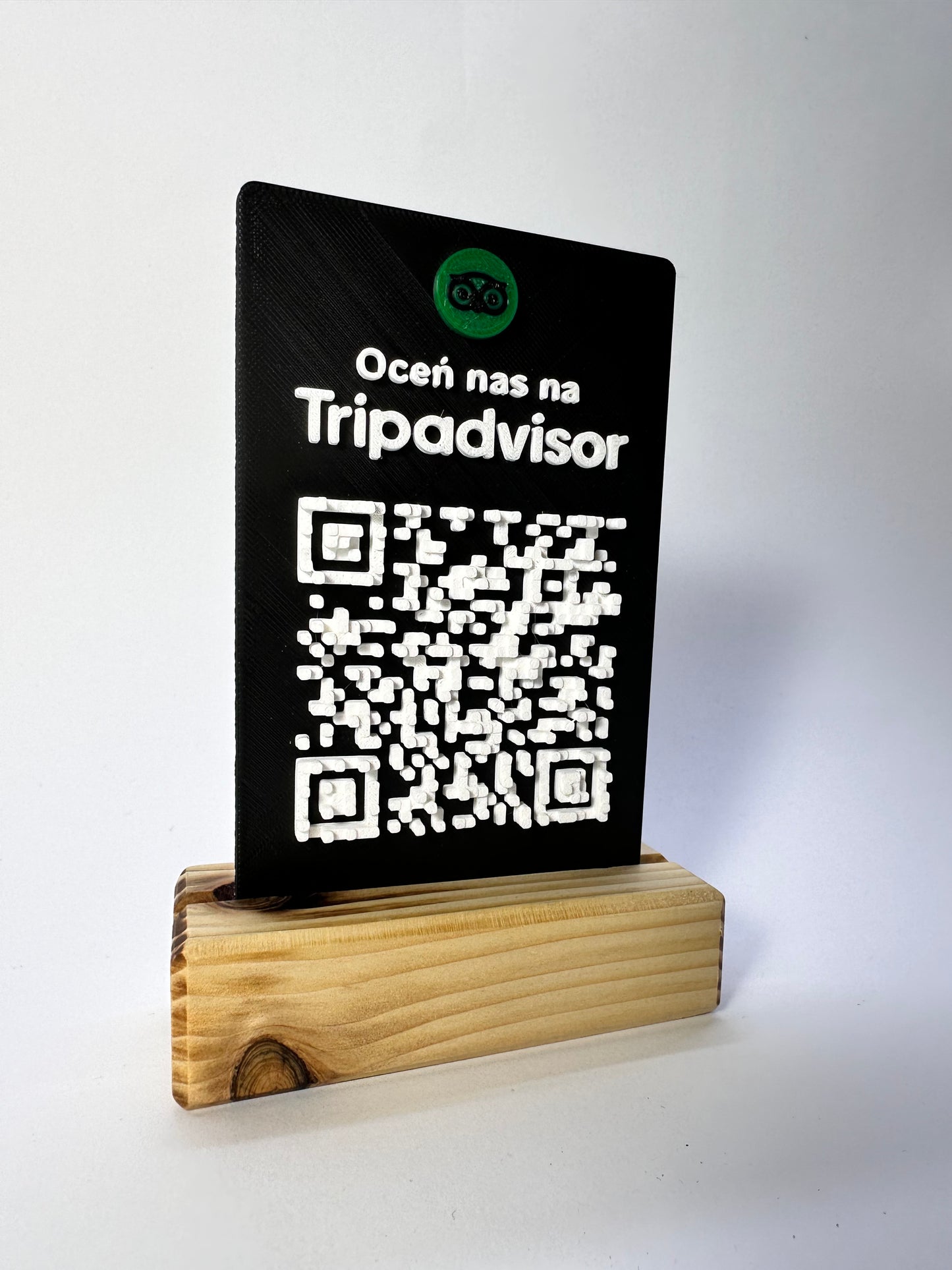 Tabliczka QR 3D - Trip Advisor