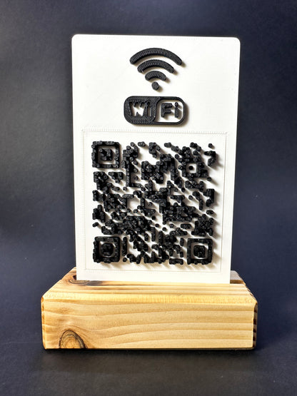 Tabliczka QR 3D - Wi - Fi