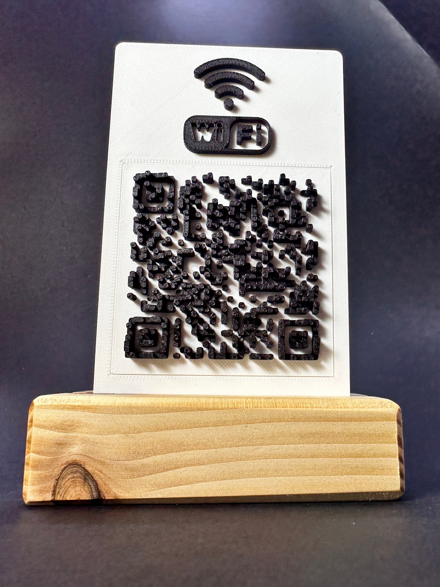 Tabliczka QR 3D - Wi - Fi