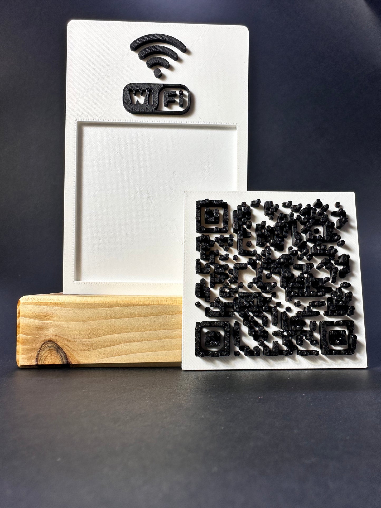 Tabliczka QR 3D - Wi - Fi
