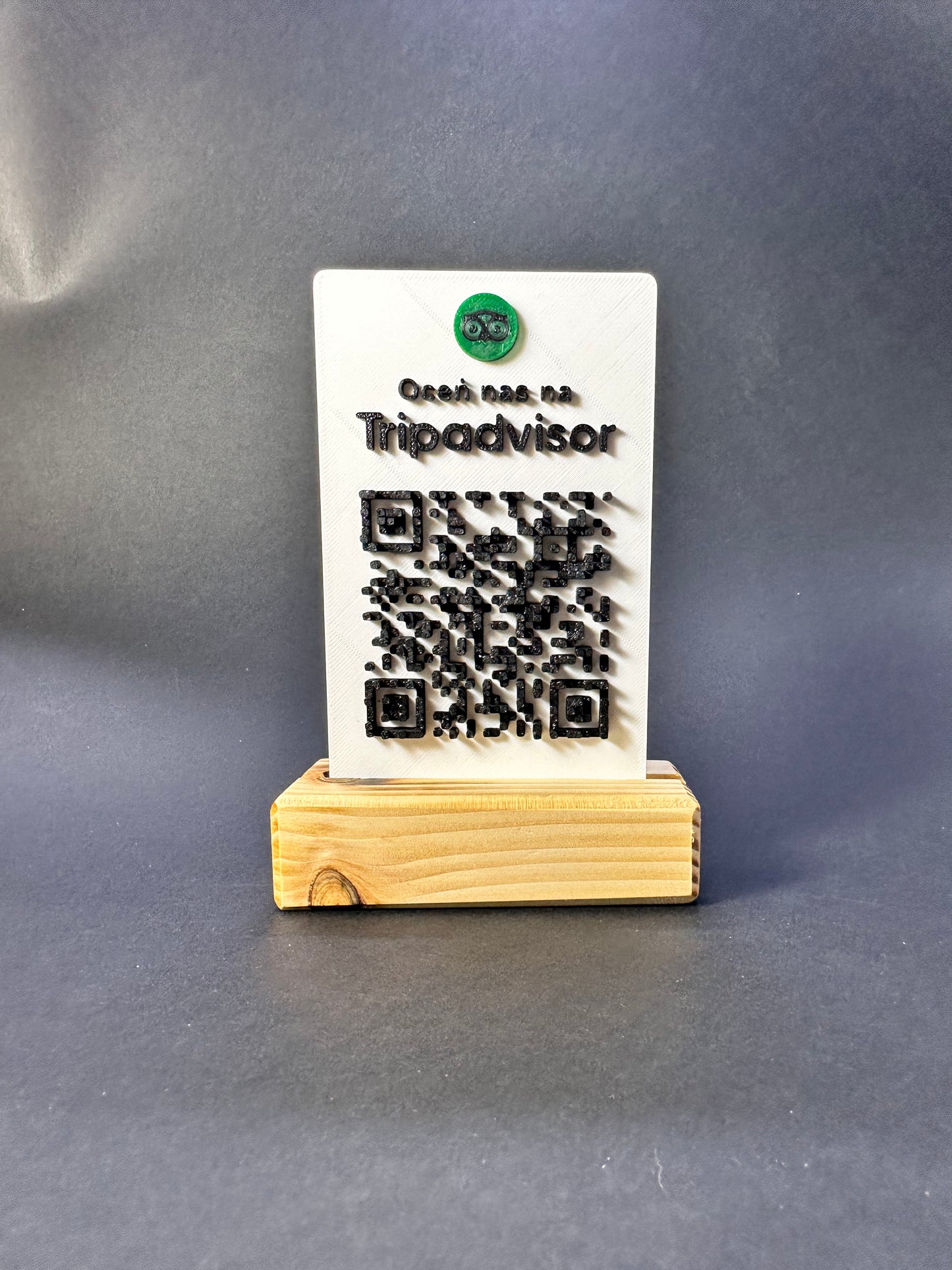 Tabliczka QR 3D - Trip Advisor