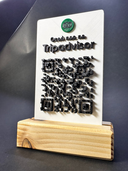 Tabliczka QR 3D - Trip Advisor