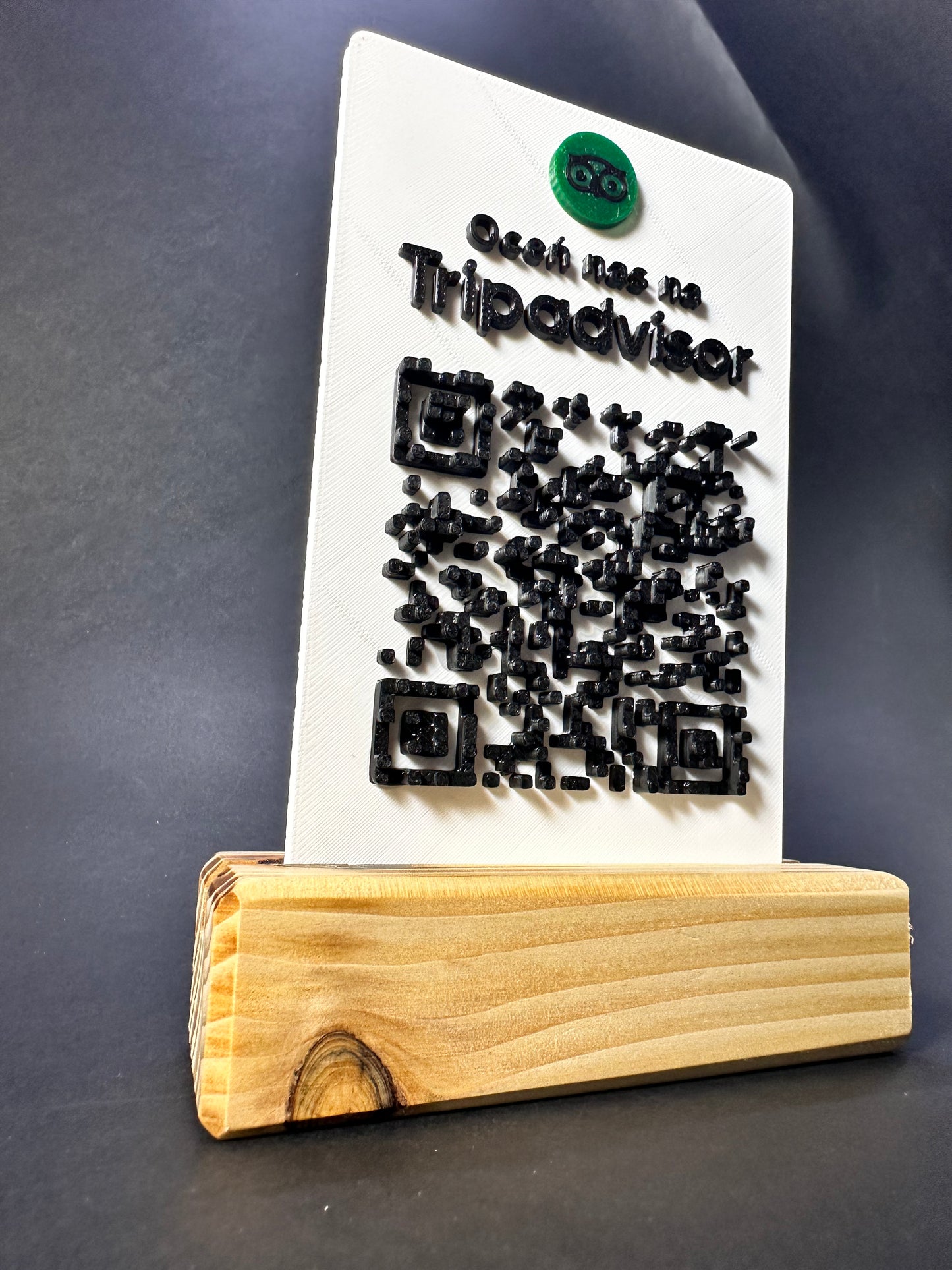 Tabliczka QR 3D - Trip Advisor