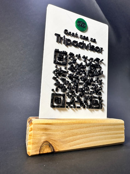 Tabliczka QR 3D - Trip Advisor