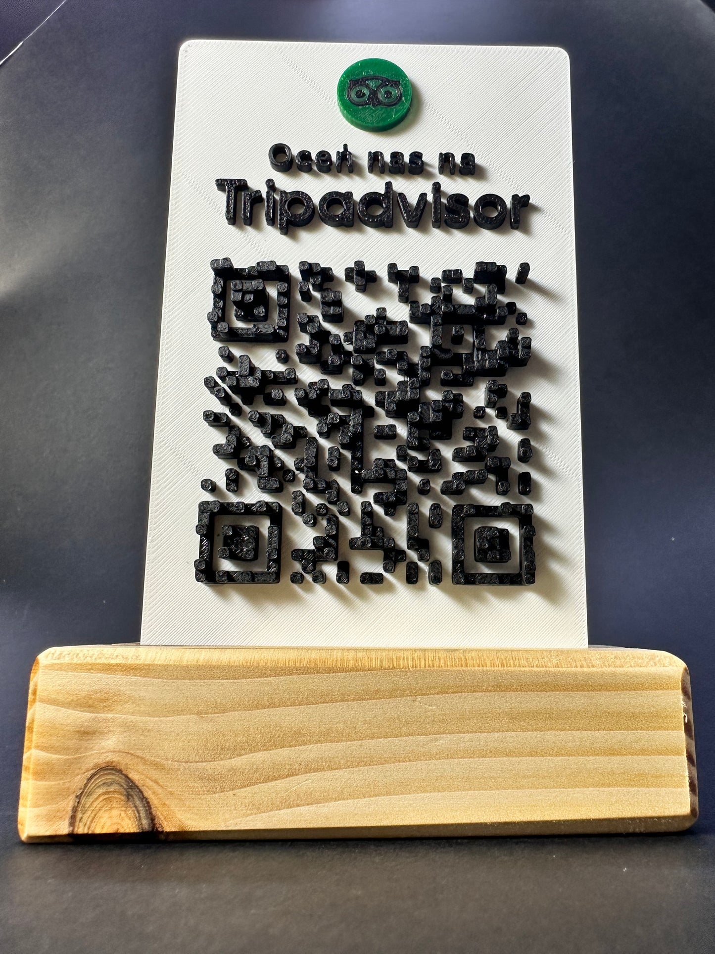 Tabliczka QR 3D - Trip Advisor