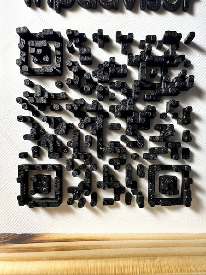 Tabliczka QR 3D - Trip Advisor