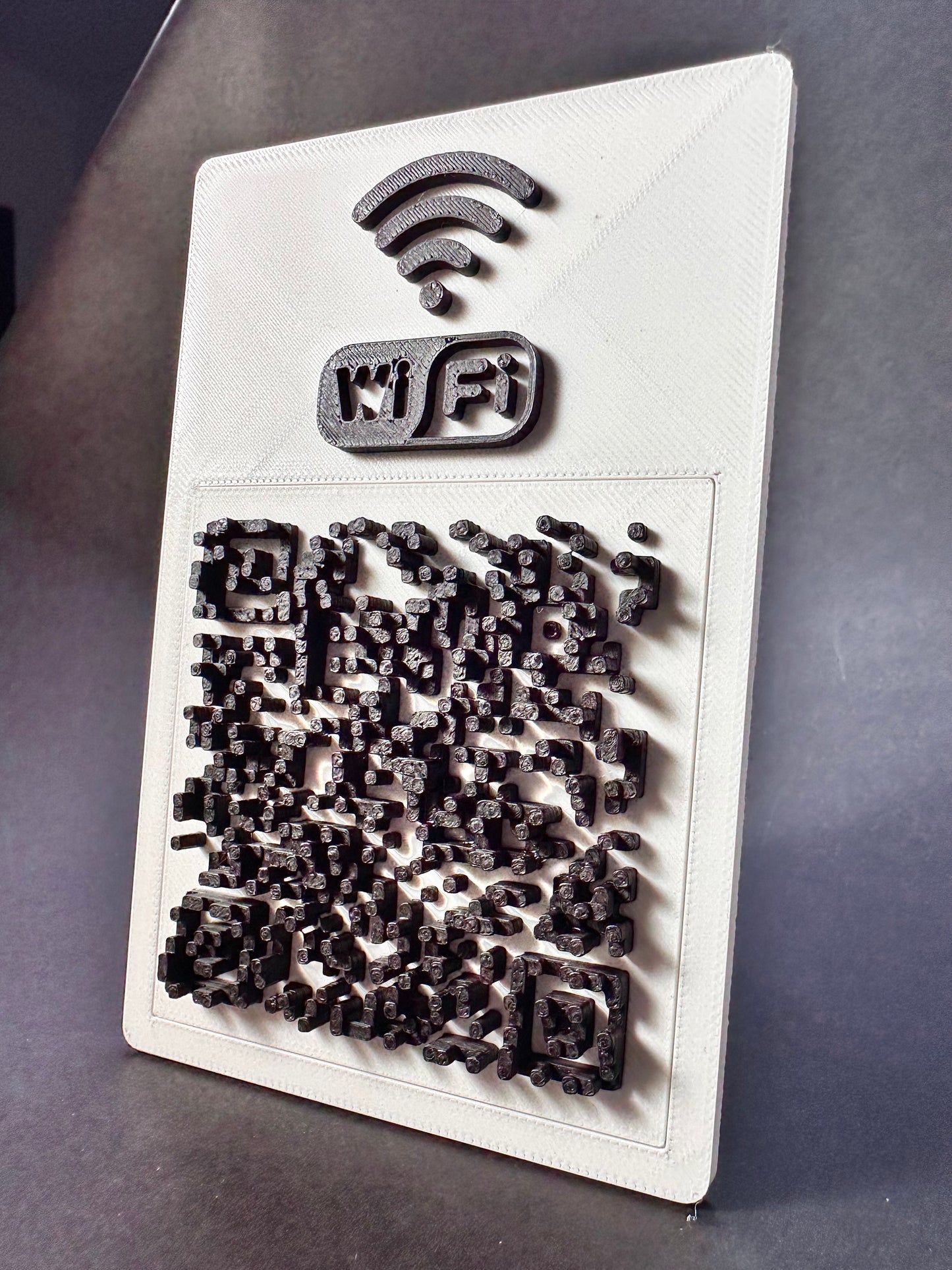Tabliczka QR 3D - Wi - Fi